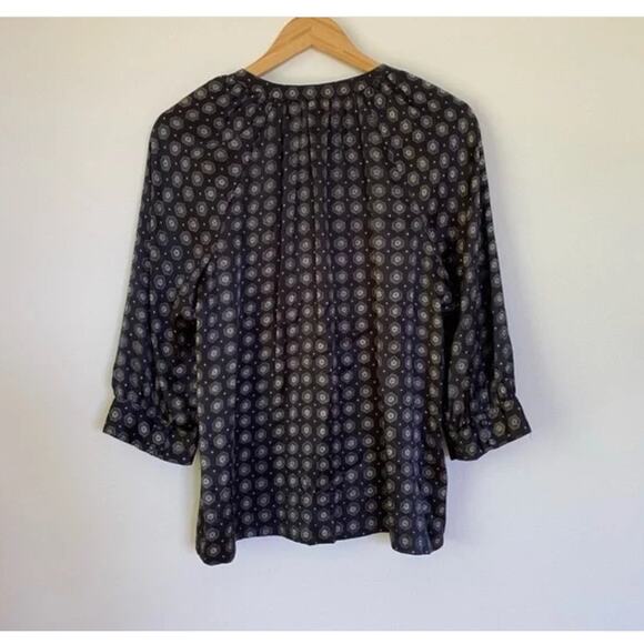 Joie Izzy 100% Silk Dot Print Blouse Small - Picture 5 of 8